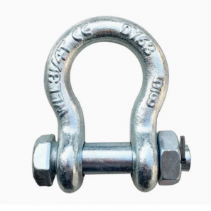 Factory Price Drop Forged G2130 Us Type Galvanized Bow Shackle
