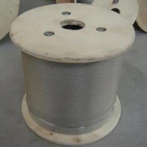 AISI 304 316 Stainless Steel Wire Rope 7X19